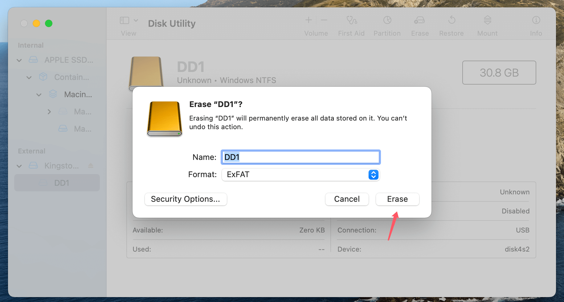Fix External Hard Drive Read-Only on macOS Catalina