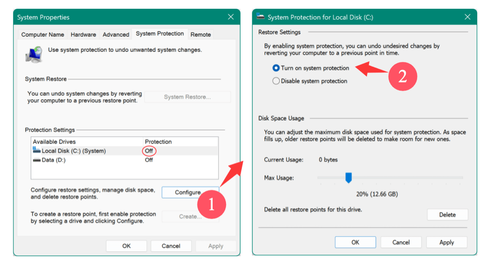 System Restore did not complete successfully