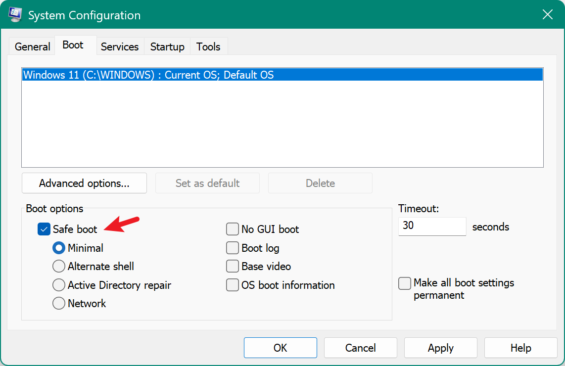 System Restore did not complete successfully