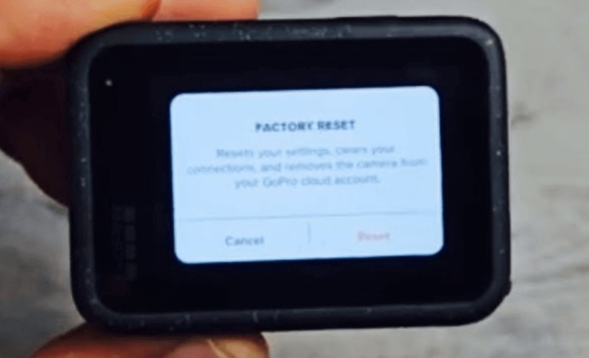 GoPro SD card errors
