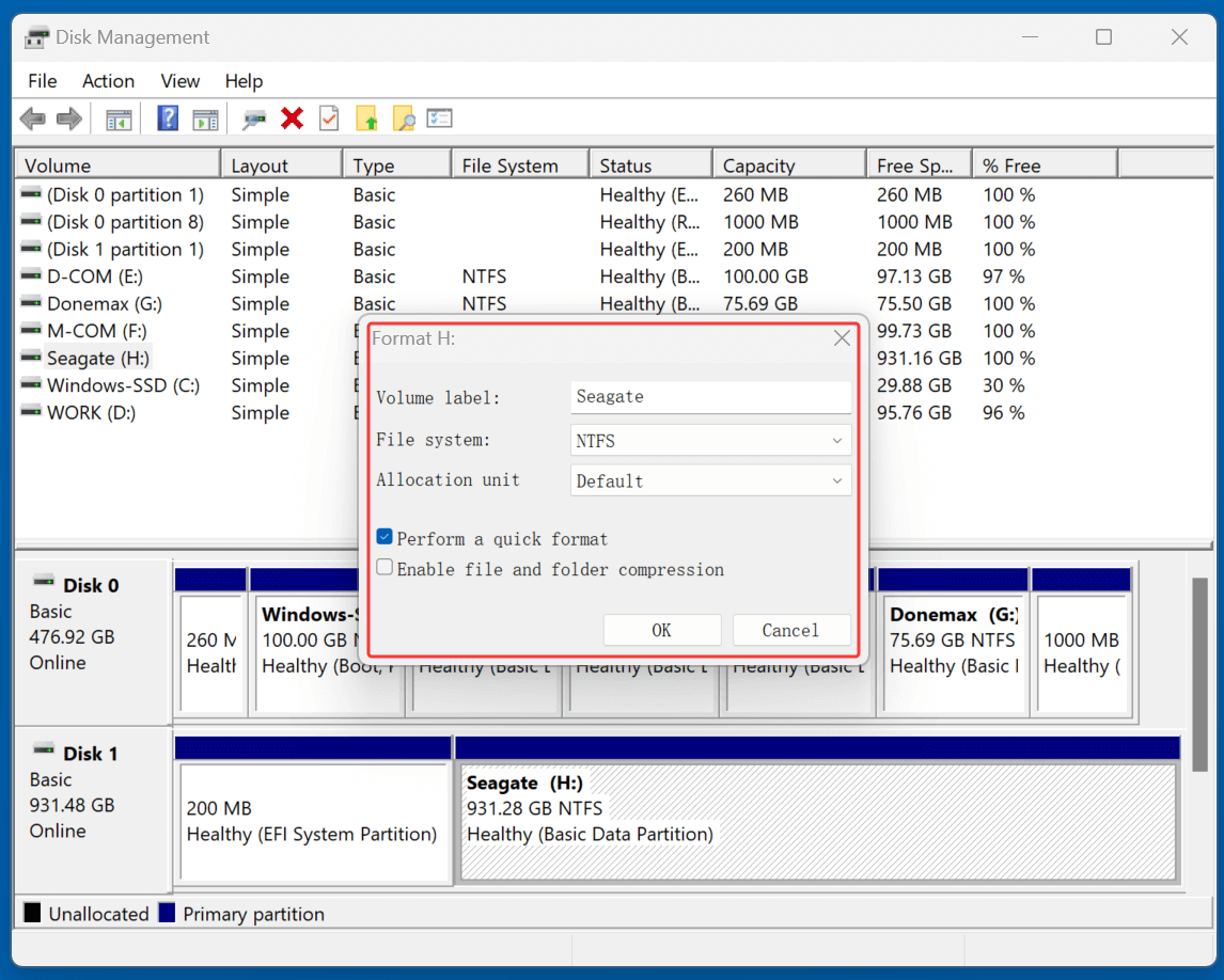 A disappearing hard drive on Windows 10