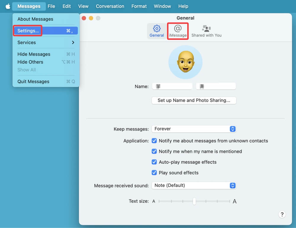 messages not syncing