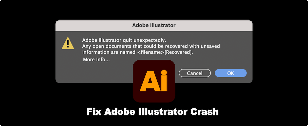 fix Adobe Illustrator keeps crshing