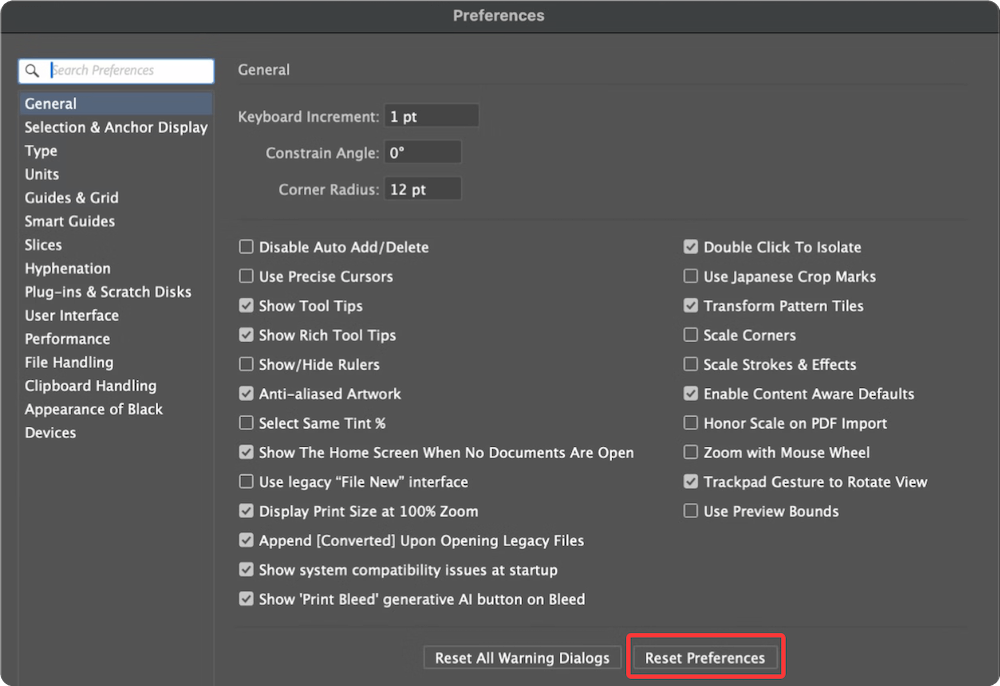 fix Adobe Illustrator keeps crshing