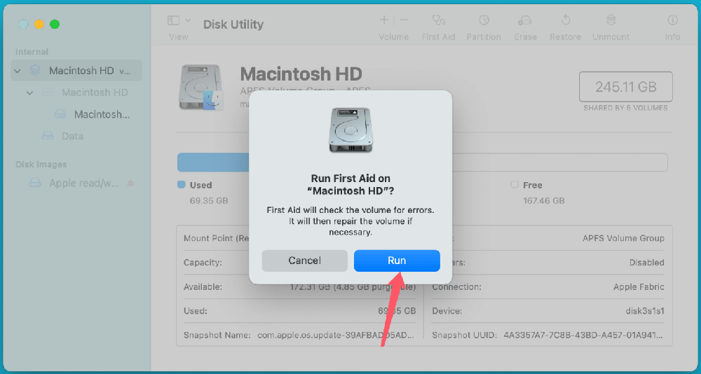 Repair Disk Permissions
