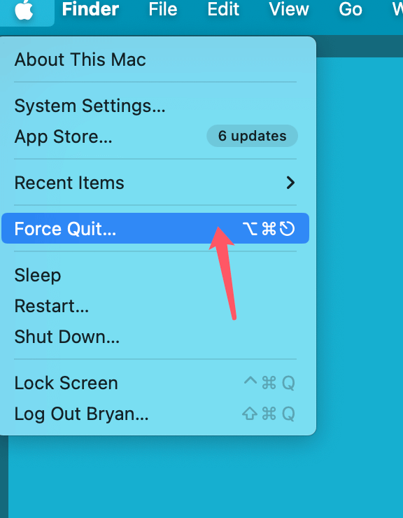 Force Quit Conflicting Applications