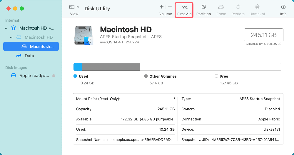 Check For Disk Errors