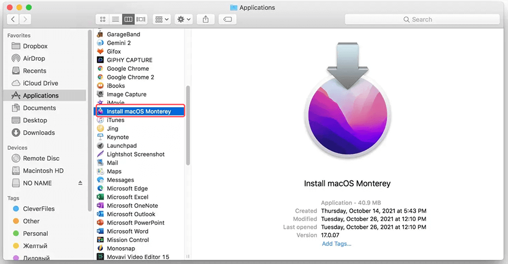Remove Incomplete Installations