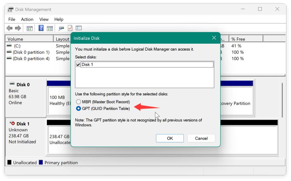 Crucial P3 SSD not showing up