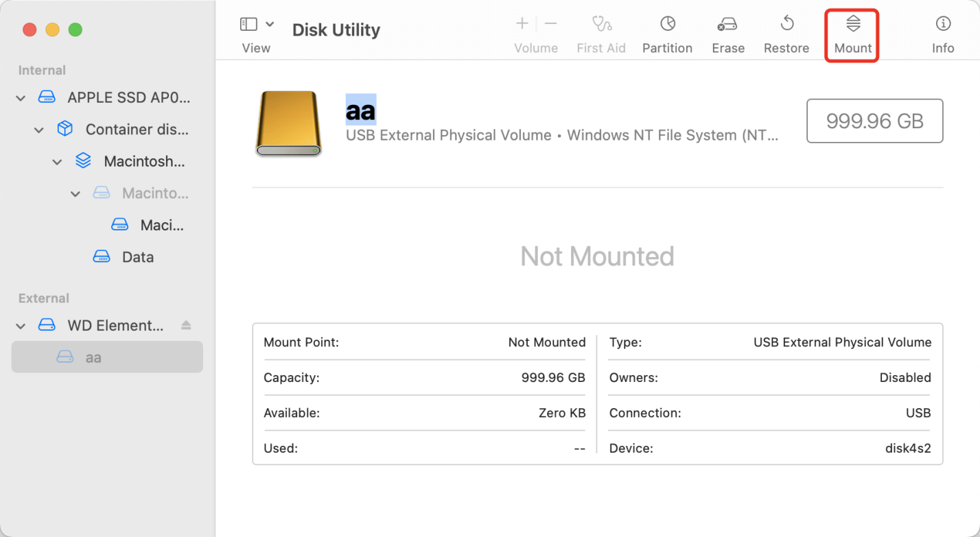 (Solved) External Hard Drive Not Mounting on Mac Studio