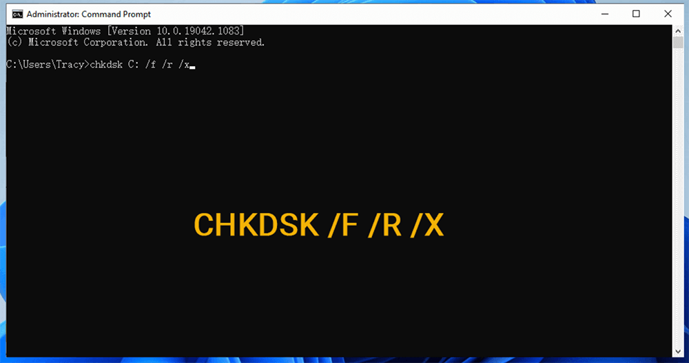 Repair Using CHKDSK (Windows)