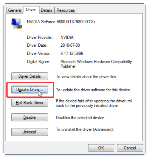 fix black screen after Windows update