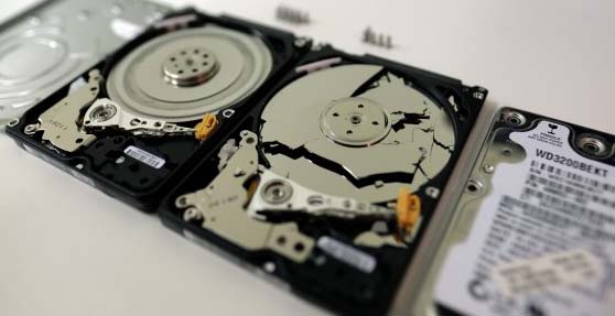 fix broken external hard drive