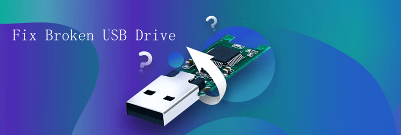 fix broken USB drive