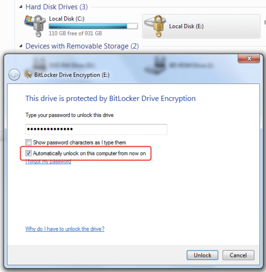 How to Unlock a BitLocker-Encrypted Drive