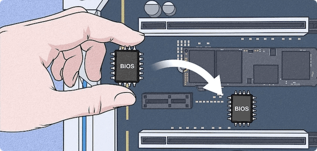 fix PC corrupted BIOS