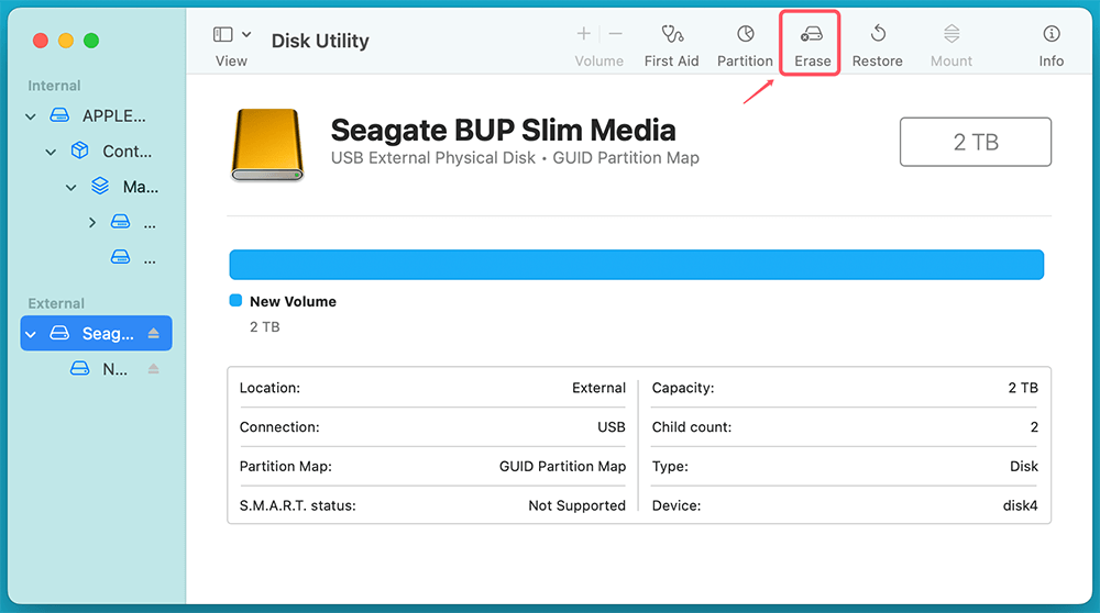 Erase and Reformat the Drive