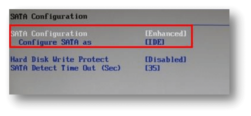 fix SSD not detected in BIOS