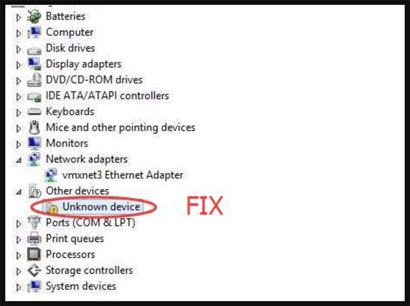 HDD/SSD Becomes Unknown Device in Device Manager