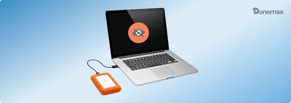LaCie external hard drive not recognized