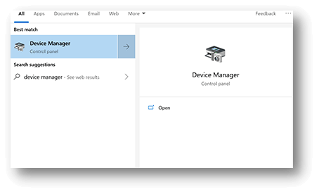 Verify Device Manager
