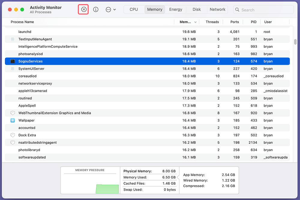 Check Activity Monitor for Resource Hogs