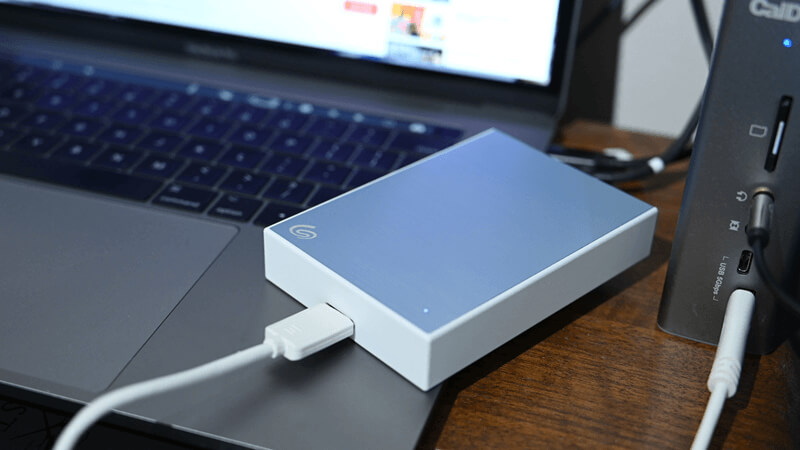 Seagate Backup Plus not showing up on Mac
