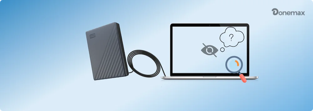 WD My Passport not showing up on Mac
