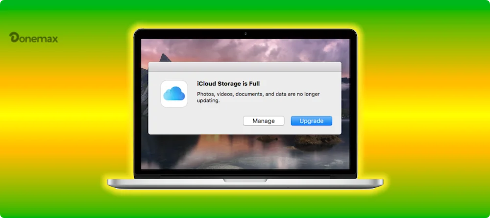 iCloud storage is almost full on Mac