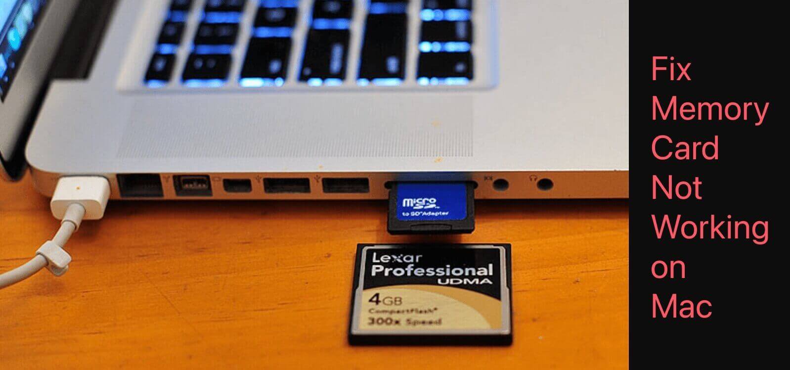 memory card not working on Mac