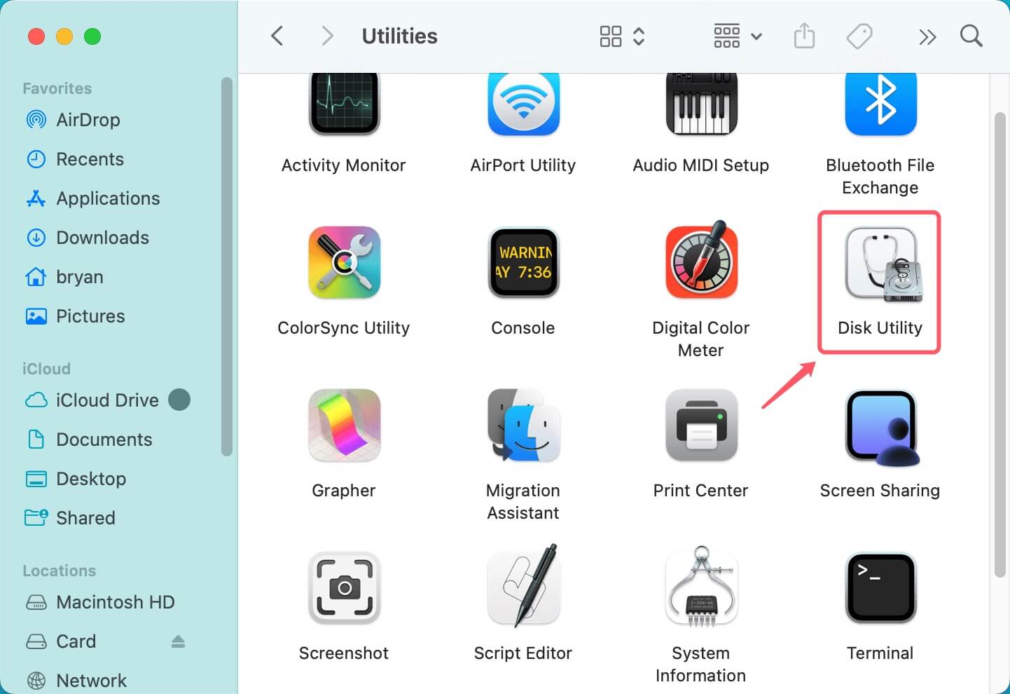 memory card not working on Mac