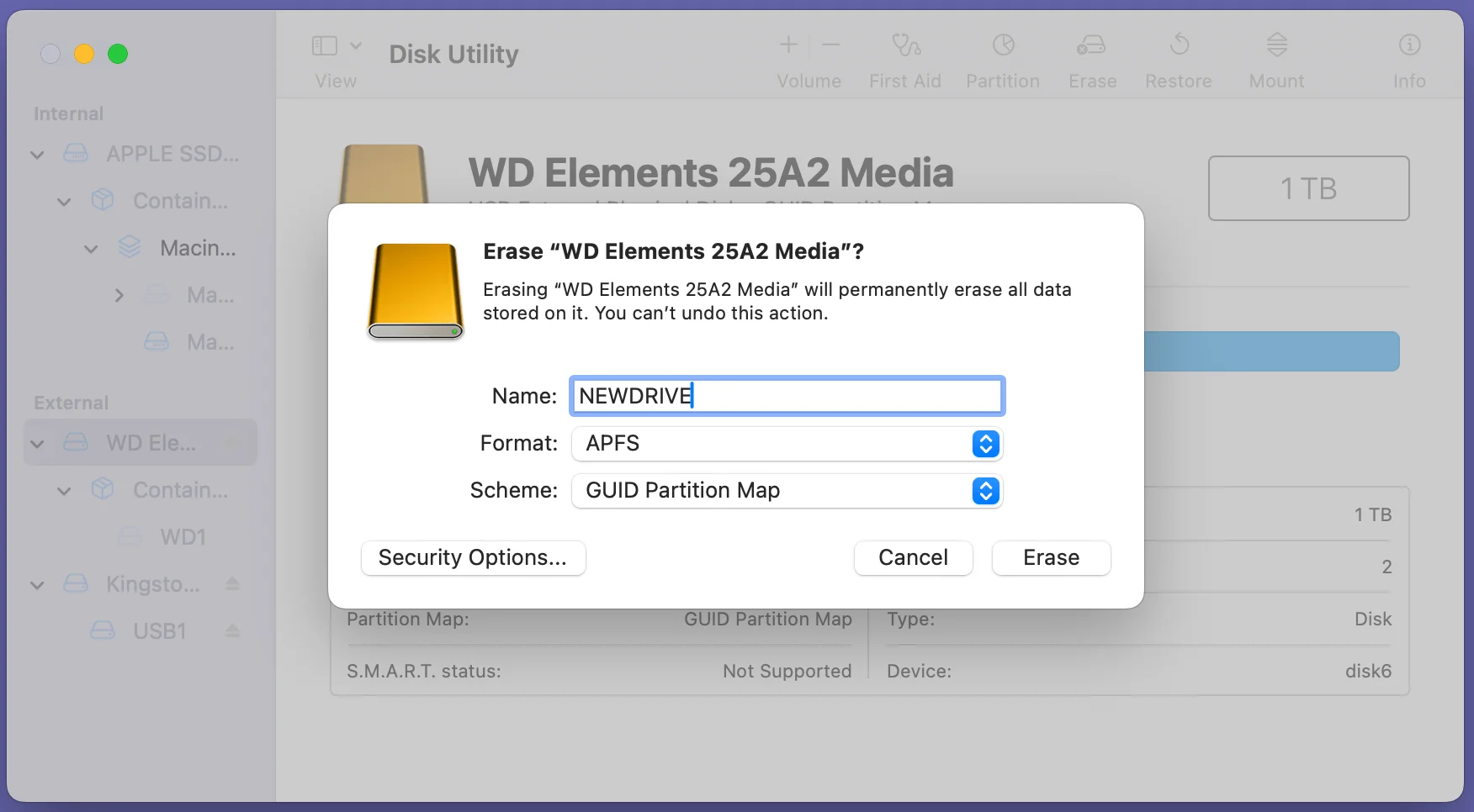 partition map error