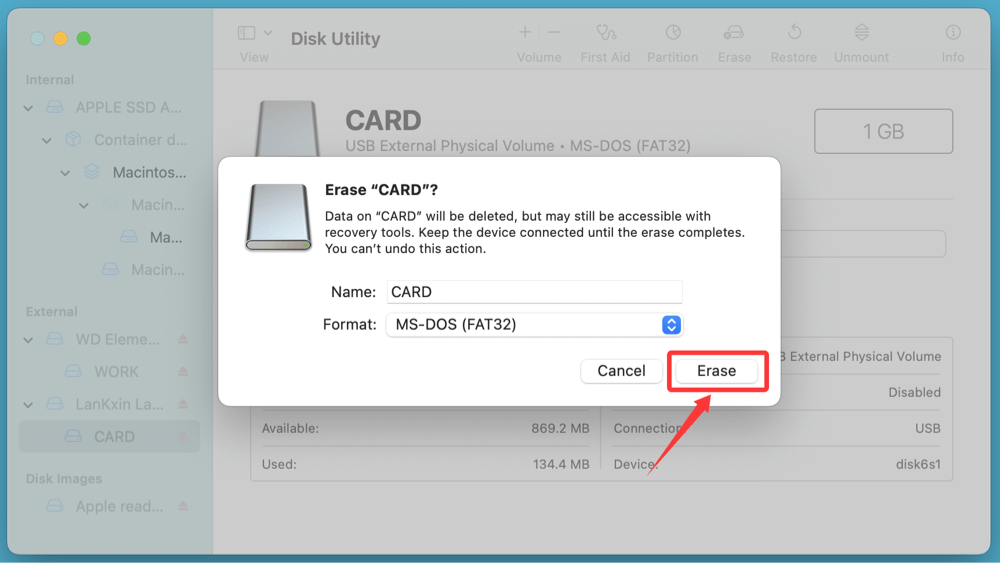 SD card is blank or has unsupported file system