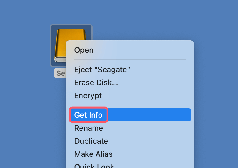 fix the Seagate Backup Plus read-only issue on Mac