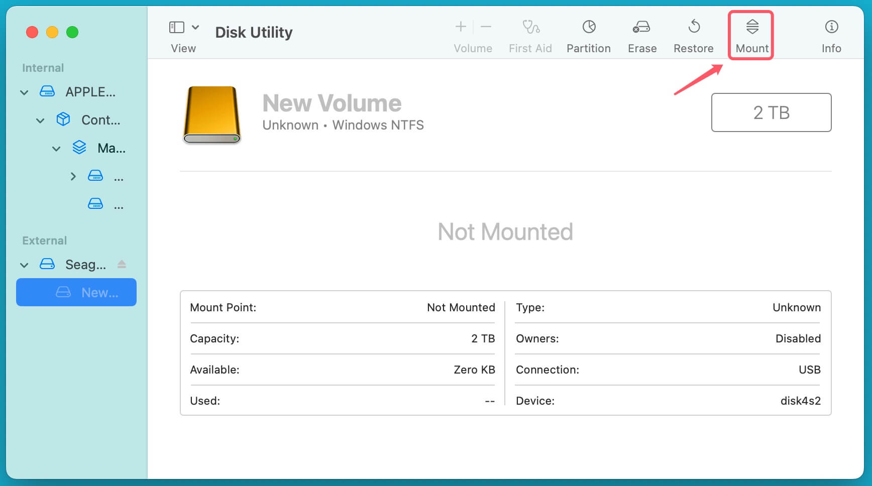 Fix Seagate External Hard Drive Not Mounting on Mac
