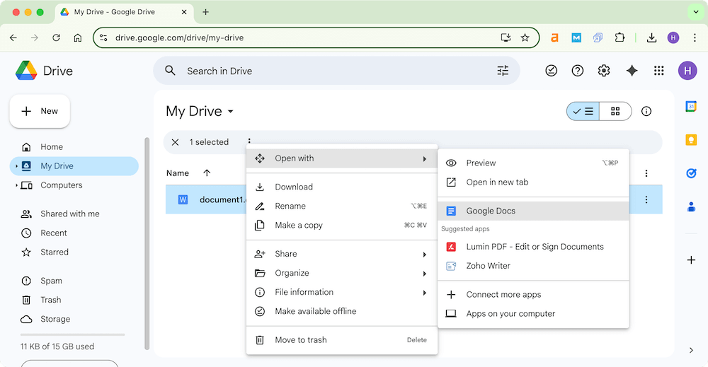 fix unreadable Word document on Mac
