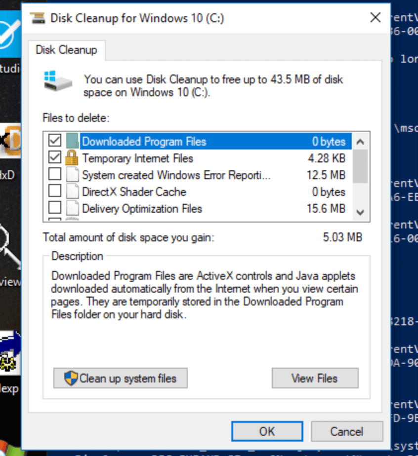 Run Disk Cleanup and Defragmentation (Windows)