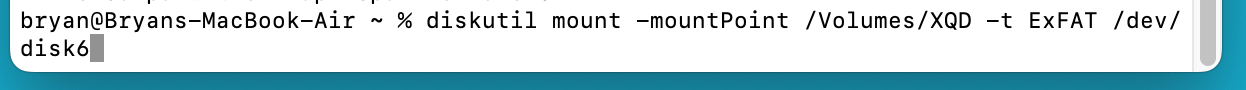 Fix XQD Card Not Showing Up or Not Mounting on Mac