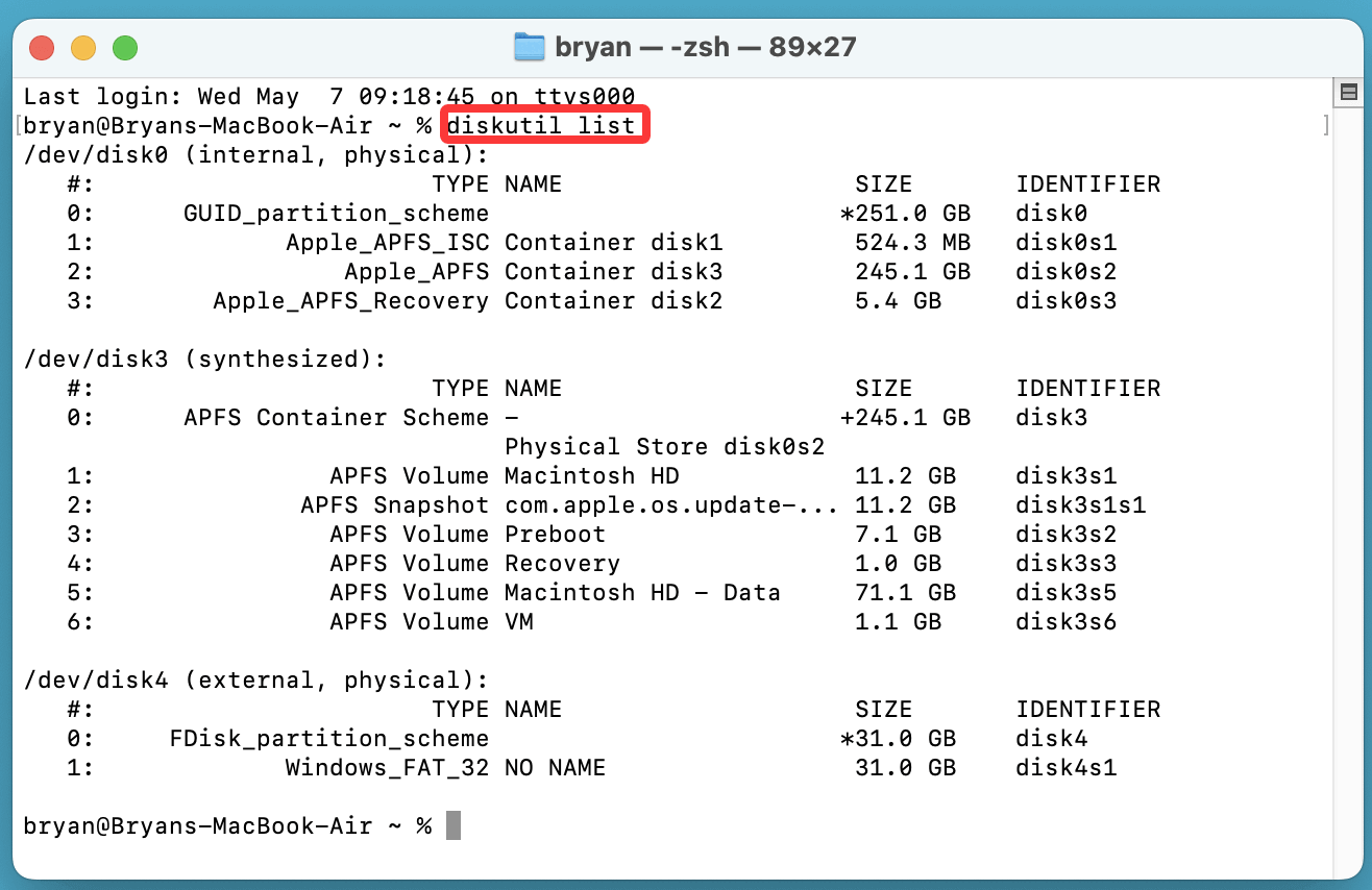 flash drive might not be appearing on your Mac