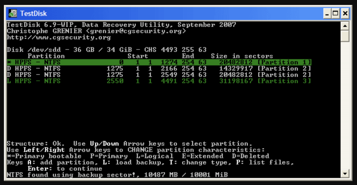 Recovering data from a floppy disk