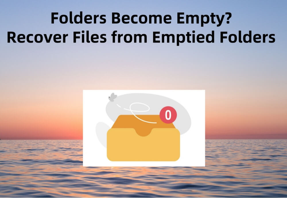 folder shows as empty