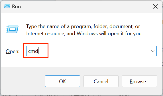 Formatting a drive using Command Prompt