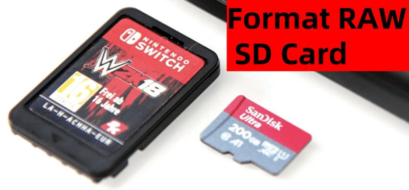 format a RAW SD card without losing your data