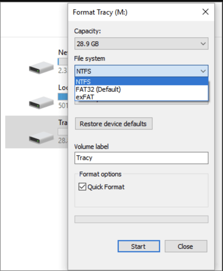 format a RAW SD card without losing your data