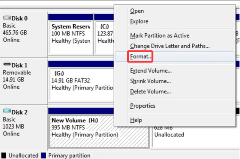 format a RAW SD card without losing your data