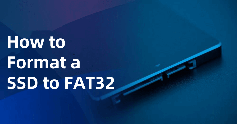 Format a SSD to FAT32