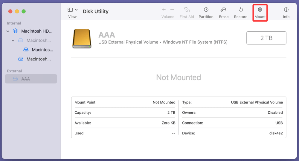 Using a KIOXIA portable SSD with your Mac