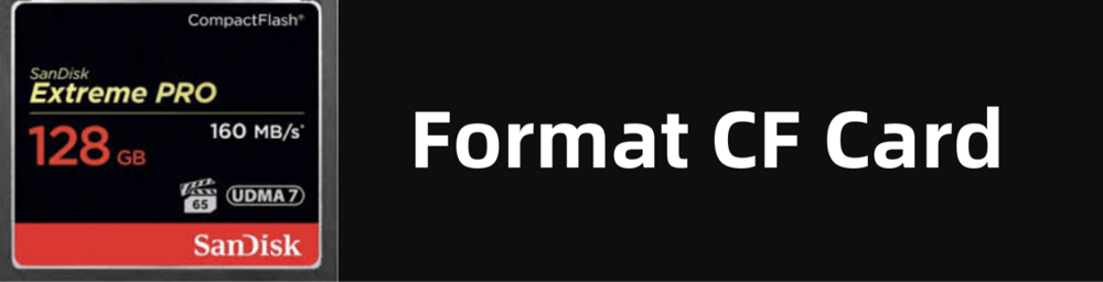 wipe CF card