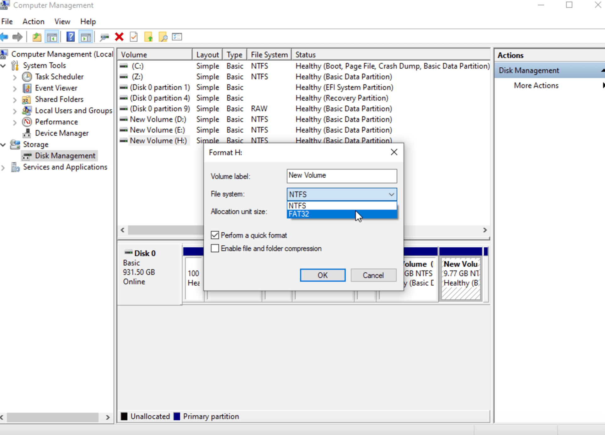 format your ExFAT or FAT32 drive to NTFS on a Mac