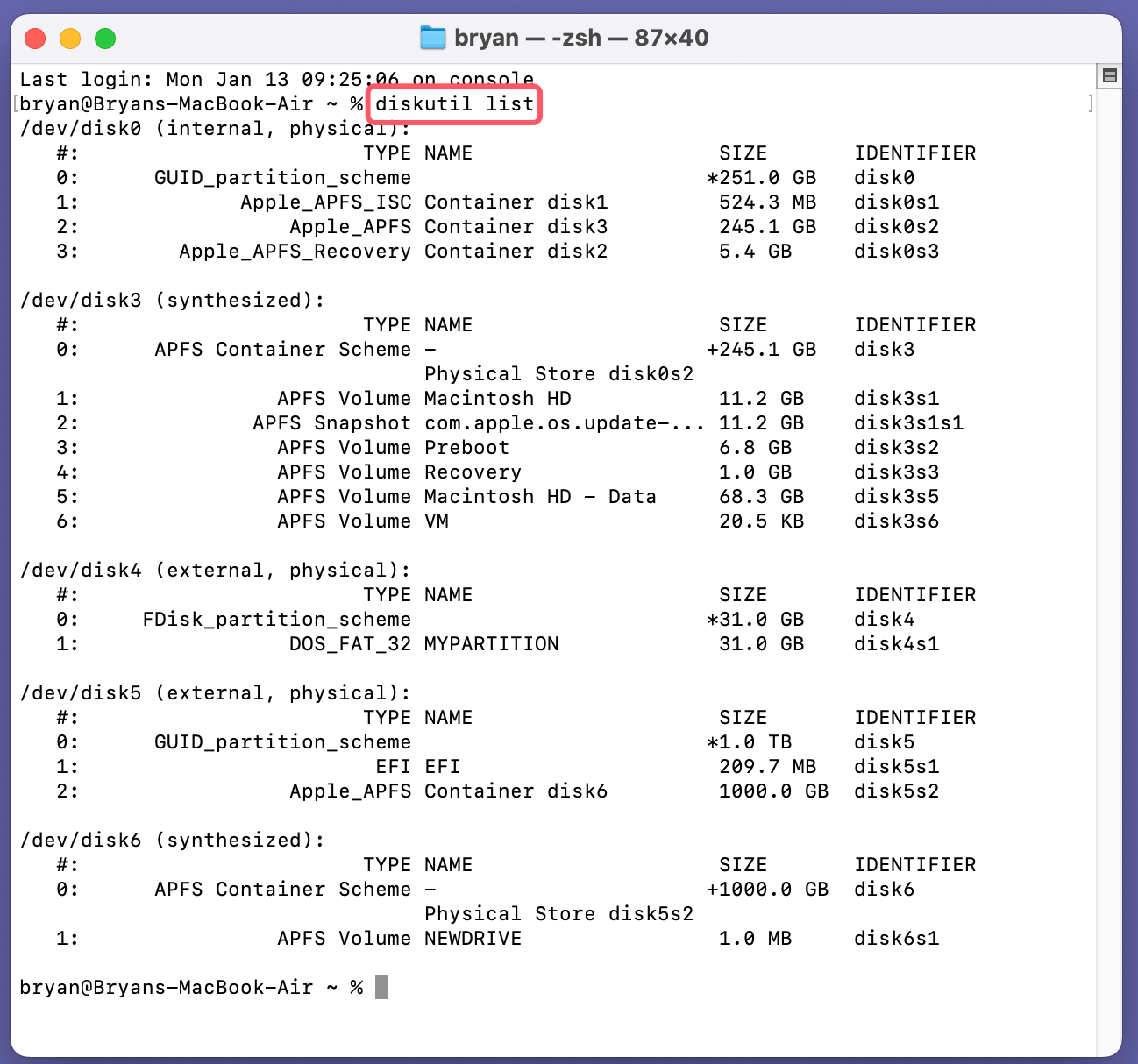 format an MBR disk to GPT on a Mac